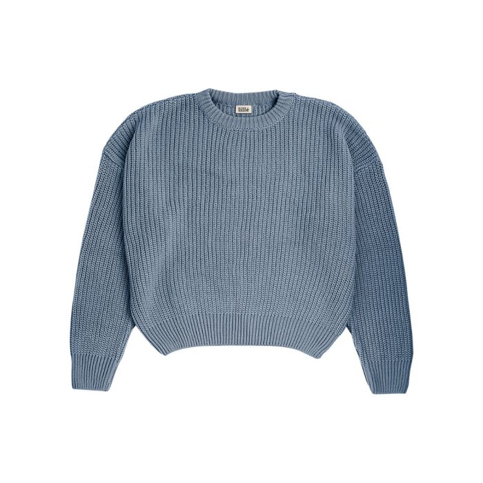 Oversize Unisex Cotton Chunky Sweater Brick